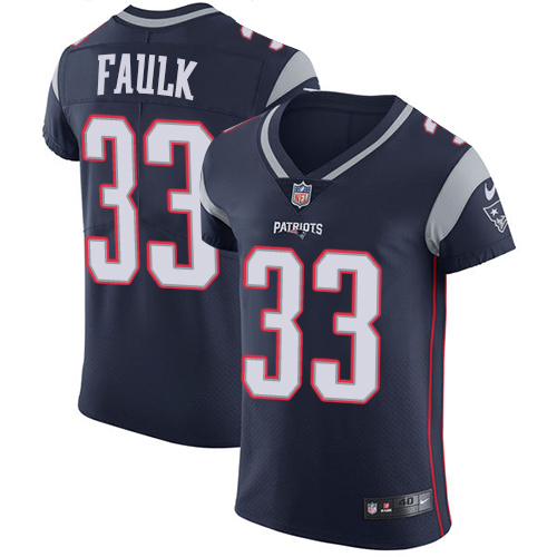 Nike Patriots #33 Kevin Faulk Navy Blue Team Color Men's Stitched NFL Vapor Untouchable Elite Jersey